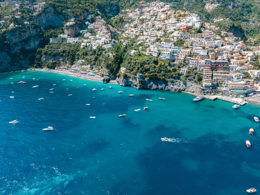 aerial-drone-view-tyrrhenian-sea-coast-positano-italy