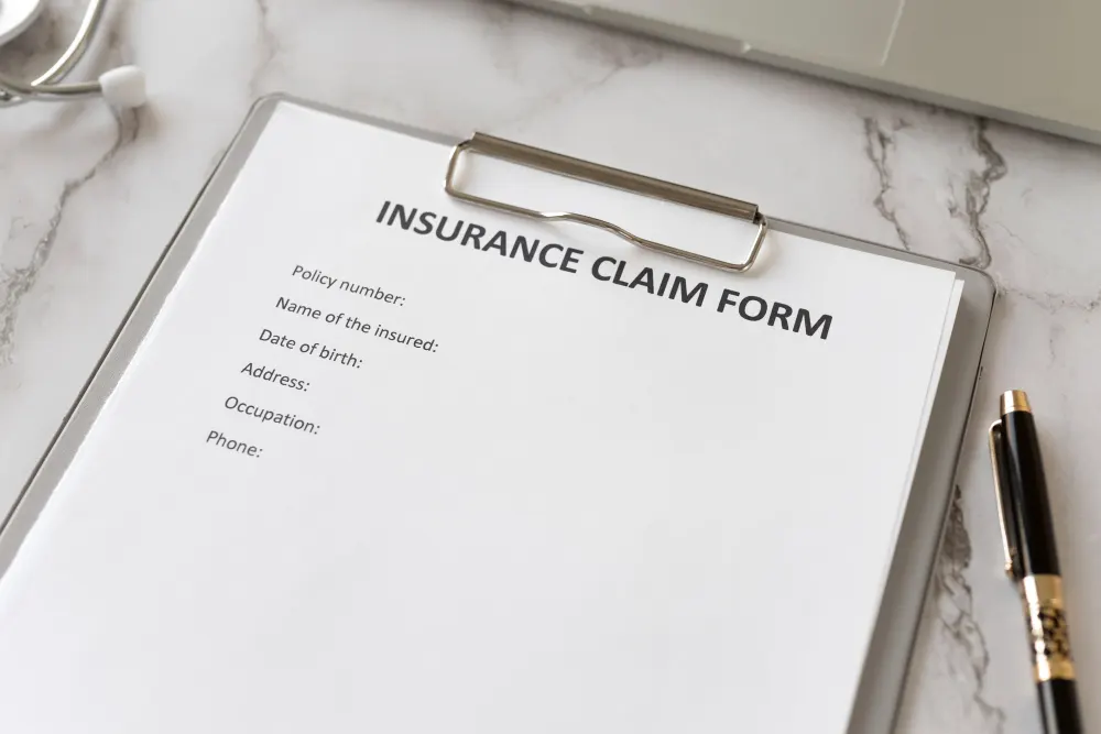 insurance-claim-form-high-angle