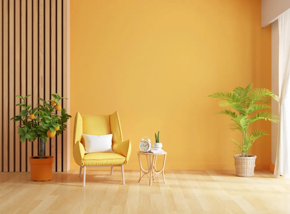 yellow-armchair-living-room-with-copy-space