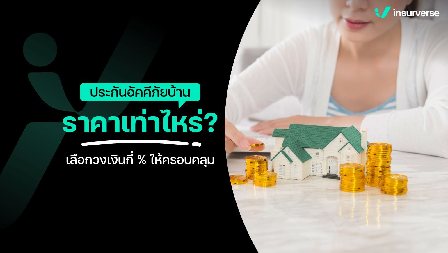 ประกันอัคคีภัยบ้านราคาเท่าไหร่ เลือกวงเงินกี่ % ให้ครอบคลุม