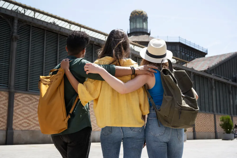 back-view-friends-holding-each-other