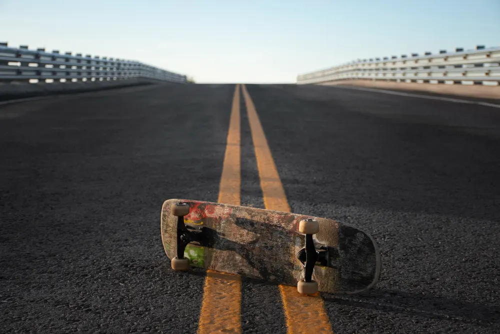 view-of-skateboard-with-wheels- outdoors