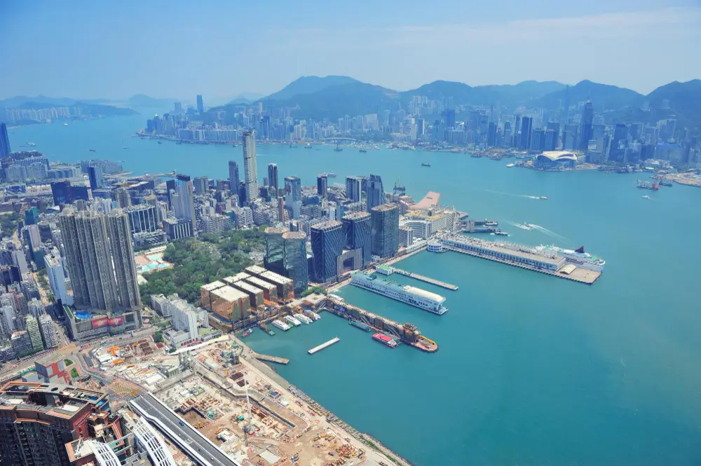 Hong Kong-ariel-view