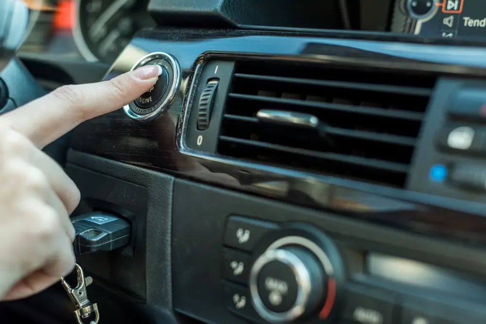 brunette-businesswoman-inside-a-car