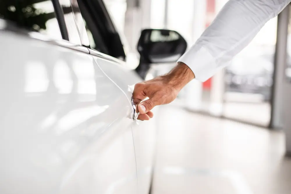 Car-in-a-dealership