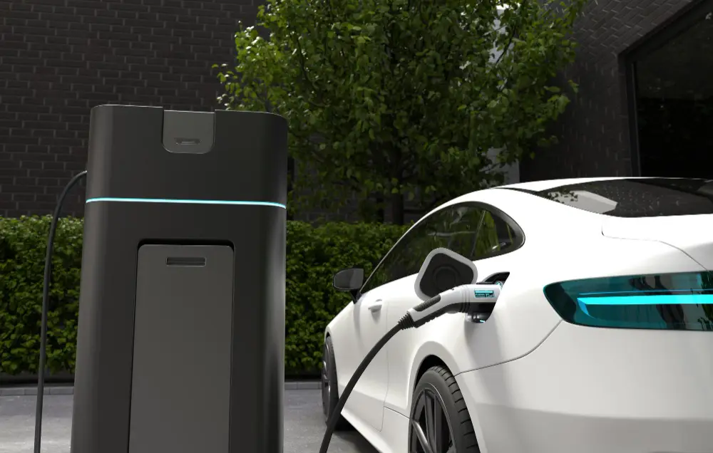 Electric-car-charging-at-home