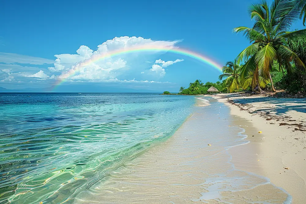 beautiful-landscape-with-rainbow-on-a-beach