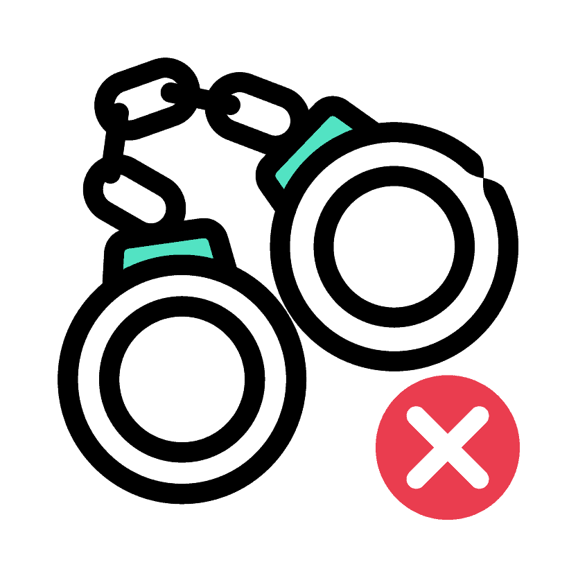 Illegal Activity Icon