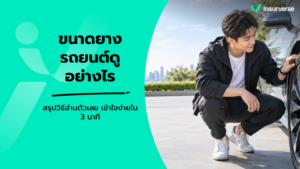 ขนาดยางรถยนต์ดูอย่างไร สรุปวิธีอ่านตัวเลข เข้าใจง่ายใน 3 นาที